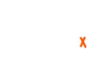 logotipo pro dronix blanco x naranja